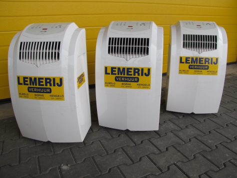 Mobiele airco te huur.
