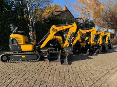 Foto: Nieuwe minigraafmachines bij Lemerij Verhuur