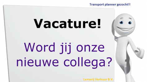 Vacature : TRANSPORT PLANNER